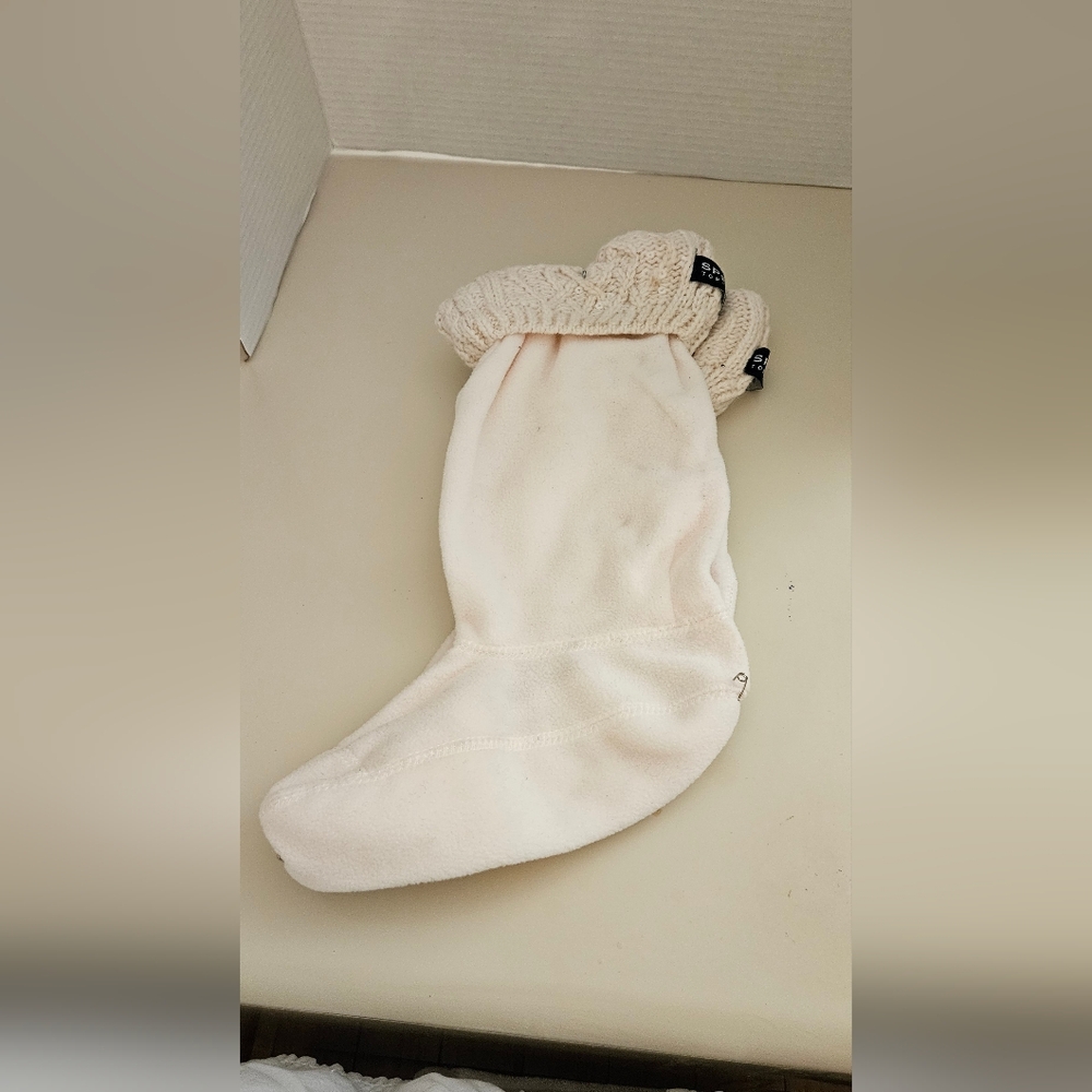 Sperry Soft Cream Knit Socks